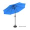 Nature Spring Nature Spring 10 Foot Patio Umbrella-Auto Tilt, Blue 708876TUM - alternate 3